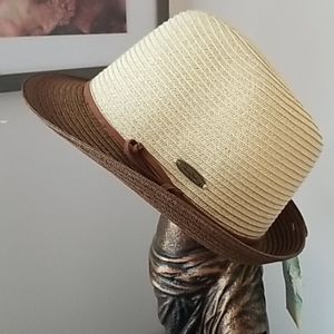 Panama Jack Fedora Straw Hat
